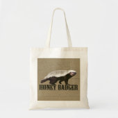 Honey Badger Wild Animal Tote Bag (Voorkant)