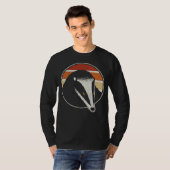 Honey Badger  Wildlife Animal Ratel  1 T-shirt (Voorkant volledig)