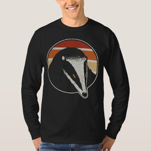 Honey Badger  Wildlife Animal Ratel  1 T-shirt (Voorkant)