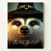 Honey Badger Wizard Notitieboek (Achterkant)