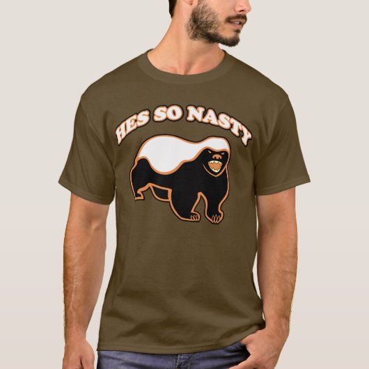 Honey Badger: zo gemeen T-shirt (Voorkant)