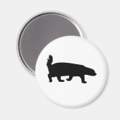 Honey Badger Zwart Magneet (Voorkant / Achterkant)