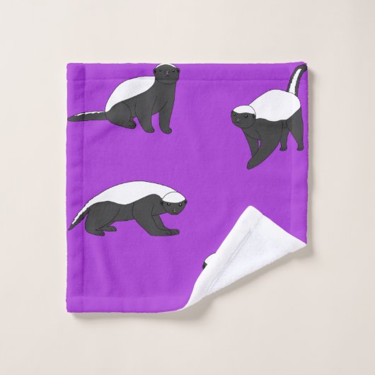 Honey Badgers Bad Handdoek (Wasdoekje)