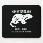 Honey Badgers Don't Care S  Muismat (Voorkant)