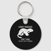 Honey Badgers Don't Care S  Sleutelhanger (Voorkant)