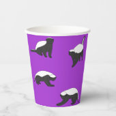 Honey Badgers Papieren Bekers (Voorkant)