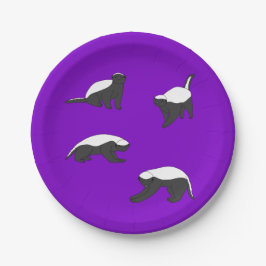 Honey Badgers Papieren Bordje