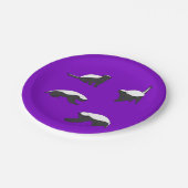 Honey Badgers Papieren Bordje (Gekanteld)