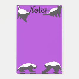 Honey Badgers Post-it® Notes