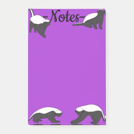Honey Badgers Post-it® Notes (Voorkant)