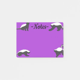 Honey Badgers Post-it® Notes