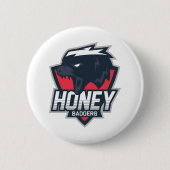 Honey Badgers Ronde Button 5,7 Cm (Voorkant)