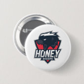 Honey Badgers Ronde Button 5,7 Cm (Voorkant /achterkant)