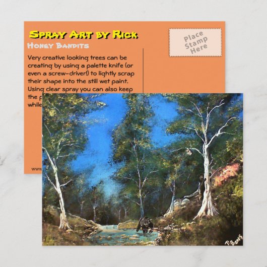 Honey Bandits Briefkaart (Voorkant / Achterkant)