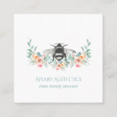 Honey Beauty Products Vierkante Visitekaartje (Voorkant)