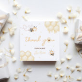 Honey Bee 1e verjaardag Bedankjes Labels