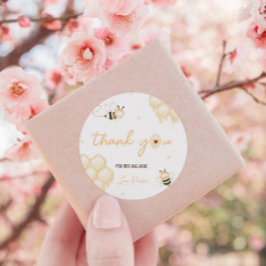 Honey Bee 1e verjaardag Ronde Sticker