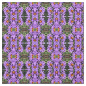 Honey Bee Aster Flower Natuur Pattern Stof (Swatch)