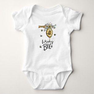 Honey Bee Baby Outfit, Bumblebee Romper