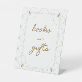 Honey Bee Baby shower boeken en geschenken teken Reclamebord Met Voetstuk