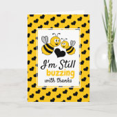Honey Bee, Baby shower Dank je wel Card (Voorkant)