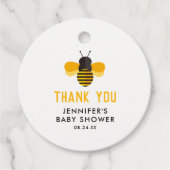 Honey Bee Baby shower Dank u Favor Bedankjes Labels (Voorkant)