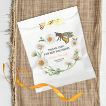 Honey Bee Baby shower Favoriete Bag | Dank je, lie