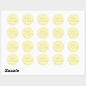 Honey Bee Baby shower Sticker (Vel)