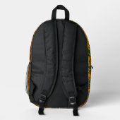 Honey Bee Back Pack Bedrukte Rugzak (Achterkant)