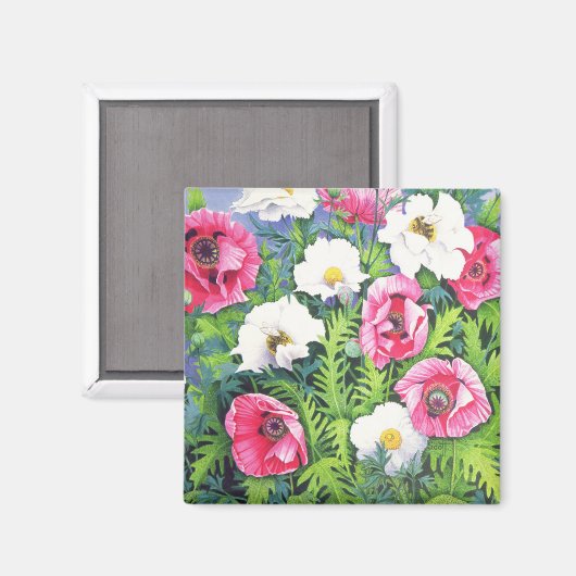 Honey Bee Bee Magneet (Voorkant / Achterkant)