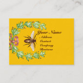 HONEY BEE BEEKEEPEETTE WREATSMIDDEL VOOR RODE WAX  VISITEKAARTJE (Voorkant)