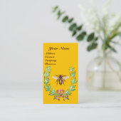 HONEY BEE BEEKEEPEETTE WREATSMIDDEL VOOR RODE WAX  VISITEKAARTJE (Staand voorkant)