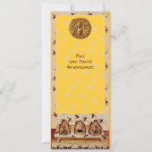 HONEY BEE ,BEEKEEPEND Monogram Kaart (Achterkant)