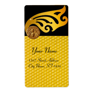 HONEY BEE ,BEEKEEPER APIARIST BEEKEEPING ETIKET