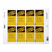 HONEY BEE ,BEEKEEPER APIARIST BEEKEEPING ETIKET (Full Sheet)