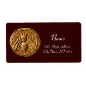 HONEY BEE ,BEEKEEPER APIARIST ETIKET (Voorkant)