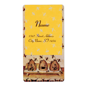 HONEY BEE ,BEEKEEPER APIARIST ETIKET