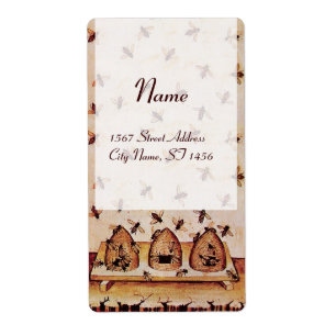 HONEY BEE ,BEEKEEPER APIARIST ETIKET