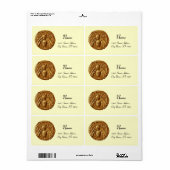 HONEY BEE ,BEEKEEPER APIARIST ETIKET (Full Sheet)