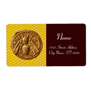 HONEY BEE ,BEEKEEPER APIARIST ETIKET