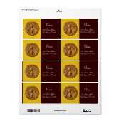 HONEY BEE ,BEEKEEPER APIARIST ETIKET (Full Sheet)