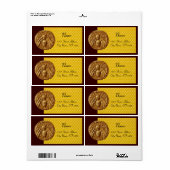 HONEY BEE ,BEEKEEPER APIARIST ETIKET (Full Sheet)