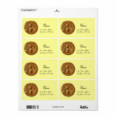 HONEY BEE ,BEEKEEPER APIARIST ETIKET (Full Sheet)