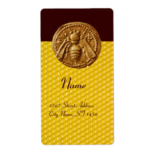HONEY BEE ,BEEKEEPER APIARIST ETIKET
