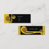 HONEY BEE ,BEEKEEPER APIARIST MONOGRAM MINI VISITEKAARTJE (Voorkant / Achterkant)