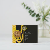 HONEY BEE ,BEEKEEPER APIARIST MONOGRAM VISITEKAARTJE (Staand voorkant)