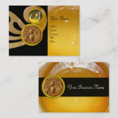 HONEY BEE ,BEEKEEPER APIARIST MONOGRAM VISITEKAARTJE (Voorkant / Achterkant)