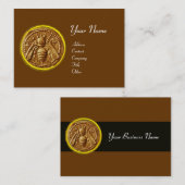 HONEY BEE ,BEEKEEPER APIARIST VISITEKAARTJE (Voorkant / Achterkant)