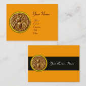 HONEY BEE ,BEEKEEPER APIARIST VISITEKAARTJE (Voorkant / Achterkant)