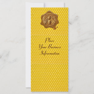 HONEY BEE, BEEKEEPER APIRIST BROWN WAX SEAL